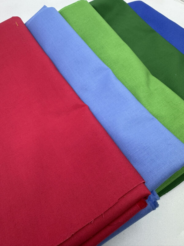Paquet Coton Unis 5x1m